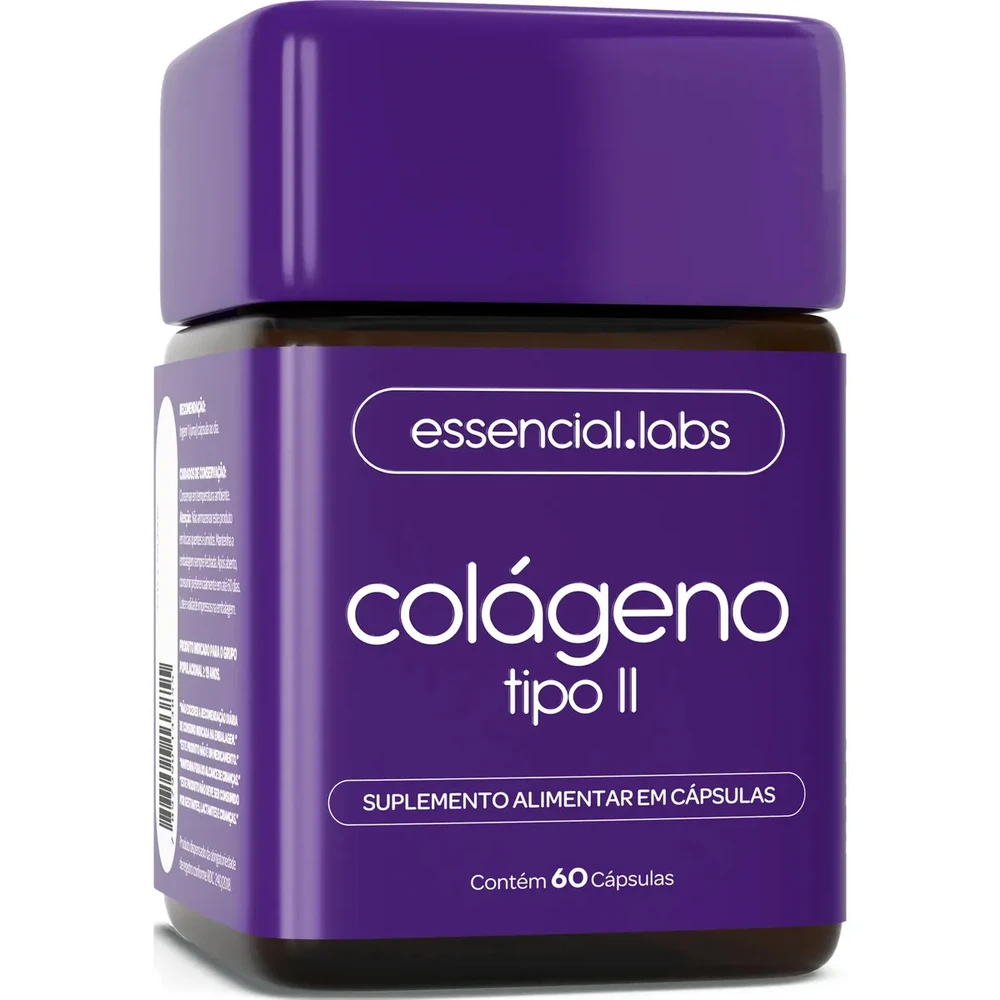 Colágeno Tipo 2 45mg Fórmula Exclusiva 60 Cápsulas