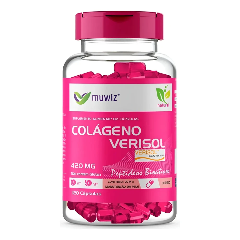 Colágeno Verisol Hidrolisado 420mg 120 Cápsulas