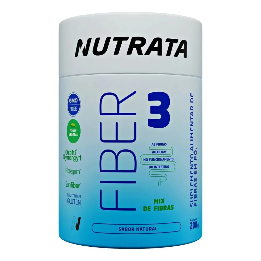 Natural Fiber 3 (200g) Mix de Fibras em Pó Sem Sabor