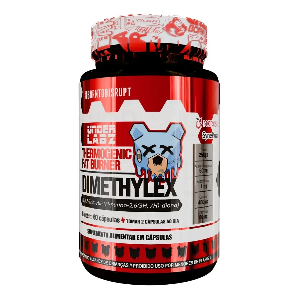 Dimethylex 60 Cápsulas Termogênico Sem Sabor